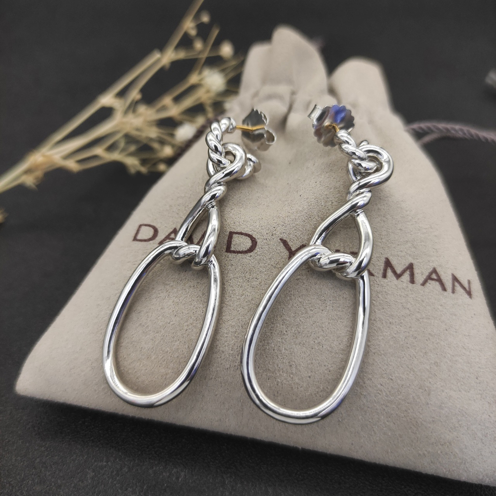 David Yurman Twisted 8 Earrings
